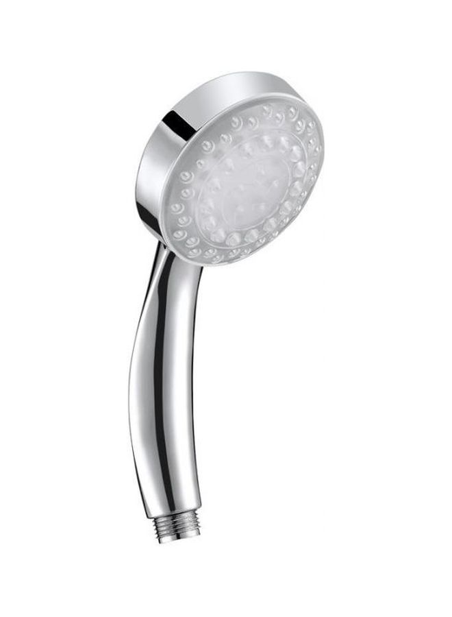 رأس دش بمصباح LED فضي - Image 1